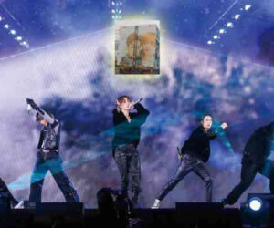 Lima renombra una calle en honor a BTS e ilumina de morado un arco monumental