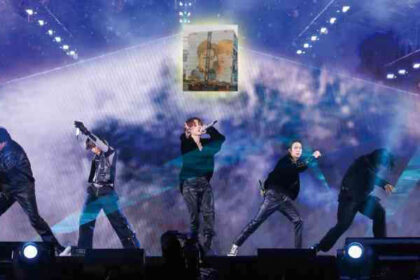 Lima renombra una calle en honor a BTS e ilumina de morado un arco monumental