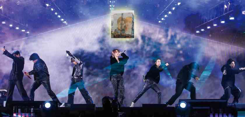 Lima renombra una calle en honor a BTS e ilumina de morado un arco monumental