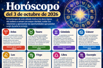 Horóscopo del 3 de octubre de 2026: predicciones para cada signo