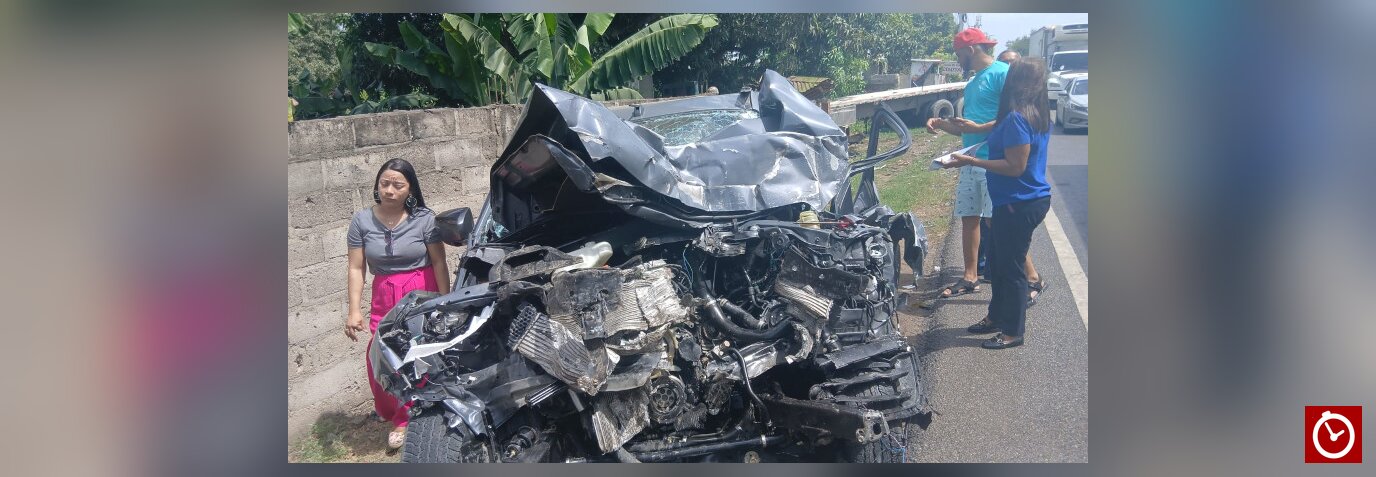 Dos soldados del Ejército sufren heridas graves en accidente de tránsito en Dajabón