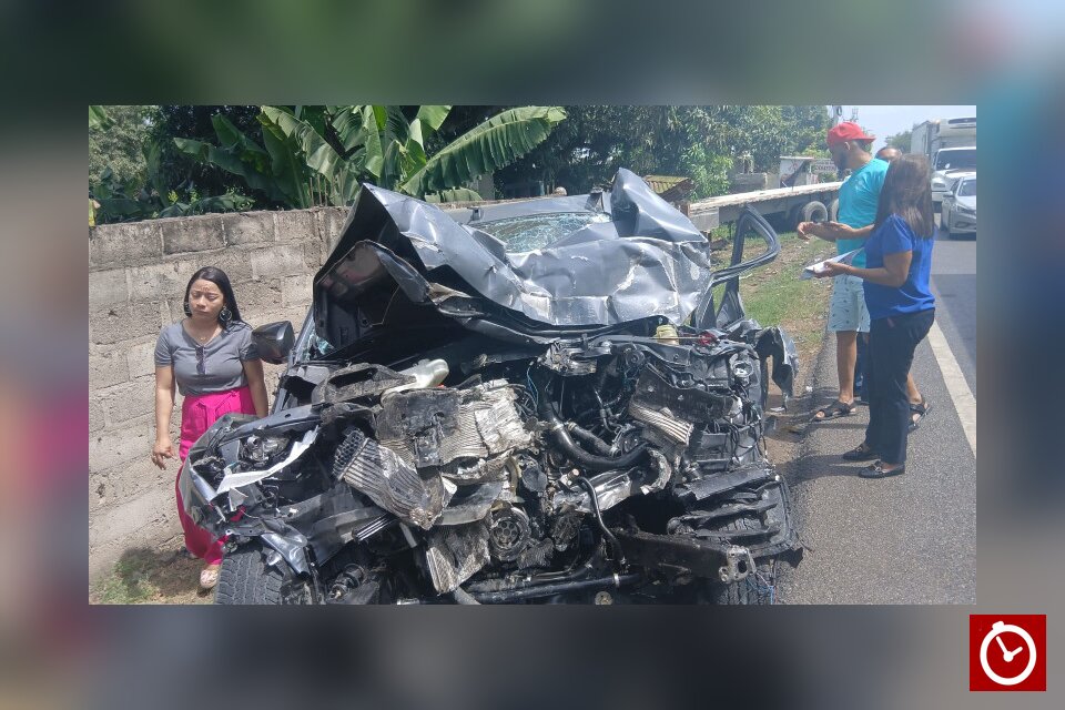 Dos soldados del Ejército sufren heridas graves en accidente de tránsito en Dajabón