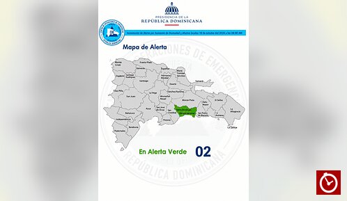 COE emite alerta verde para el Gran Santo Domingo y el Distrito Nacional ante posibles inundaciones