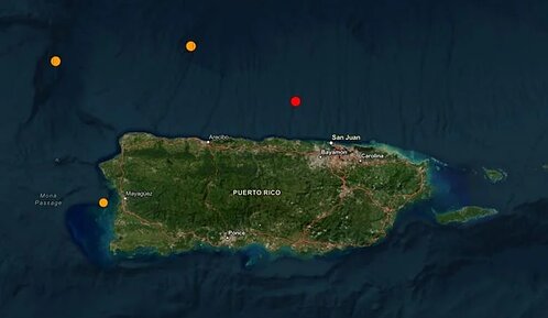 Temblor de magnitud 3.1 se registra al norte de Puerto Rico