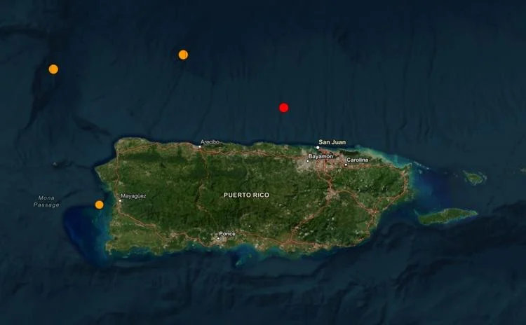 Temblor de magnitud 3.1 se registra al norte de Puerto Rico