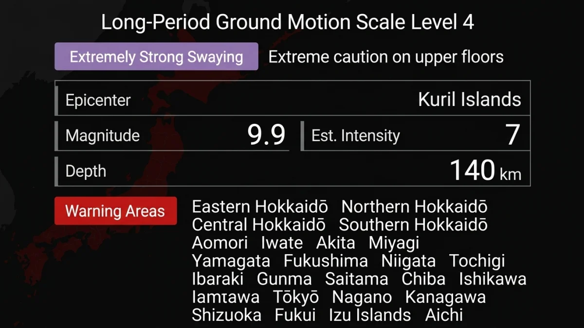 Japón emite por error una alerta sísmica por terremoto de magnitud 9,9