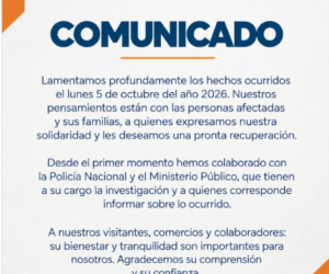 Plaza Duarte lamenta asalto y asegura que colabora con las autoridades