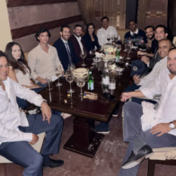 Santiago Matías comparte cena con figuras políticas, empresariales y diplomáticas