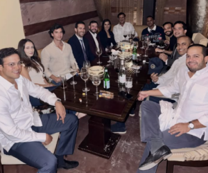 Santiago Matías comparte cena con figuras políticas, empresariales y diplomáticas