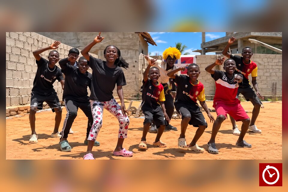 El merengue dominicano llega a África: Hypers Kids Africa baila «Moviendo la cadera»