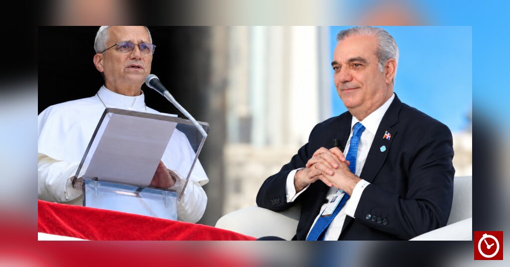 Abinader expresa solidaridad con León XIV ante operación por nódulo pulmonar