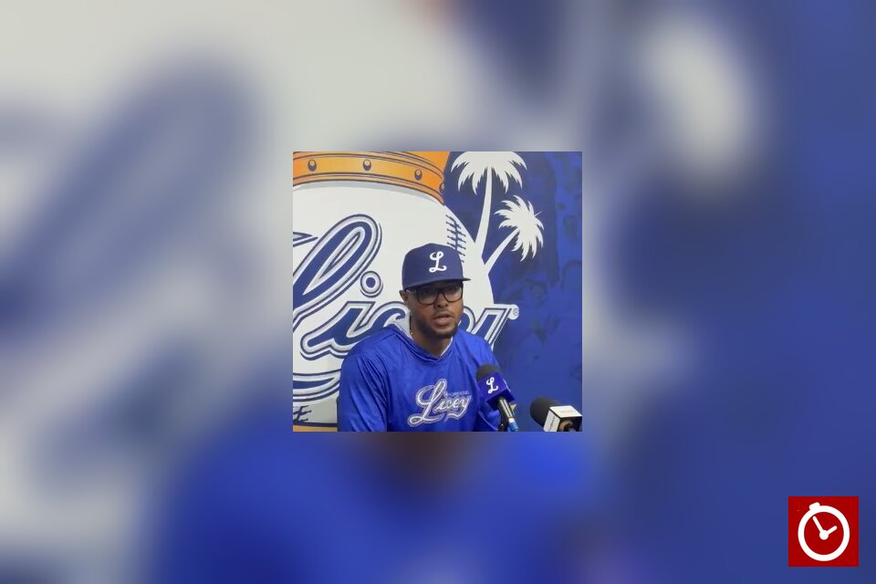 Gilbert Gómez explica por qué Emilio Bonifacio no fue titular en el juego inaugural del Licey