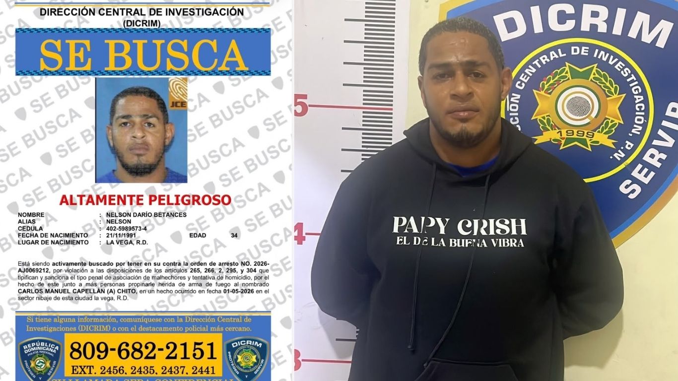 Se entrega tras asedio policial un hombre buscado por presunta tentativa de homicidio en La Vega