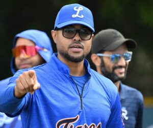 Gilbert Gómez se integra a los entrenamientos de los Tigres del Licey