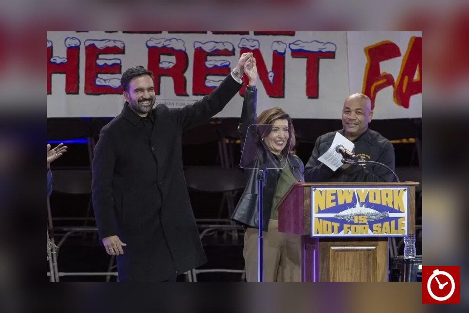 La gobernadora de Nueva York hace campaña con Mamdani en el tramo final antes de las elecciones