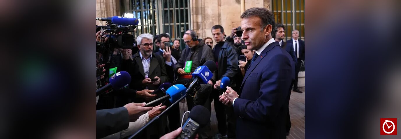 Disturbios en Francia: Emmanuel Macron conversa con agentes de seguridad en Marsella