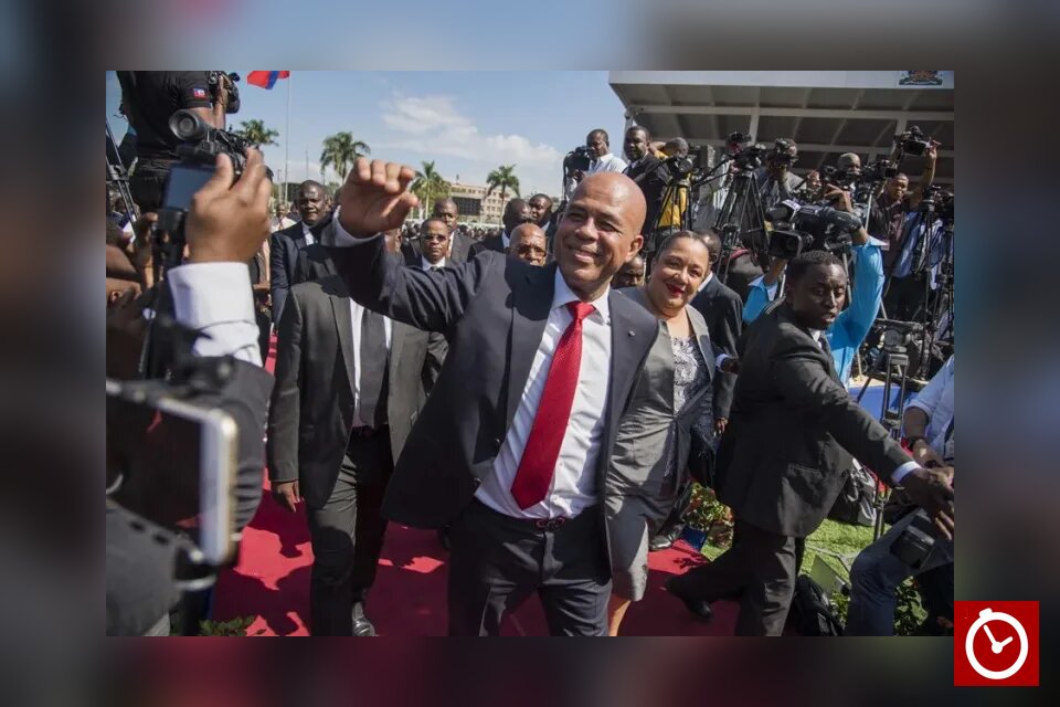 El expresidente de Haití Michel Martelly inscribe candidatura pese a sanciones de EE.UU. y UE