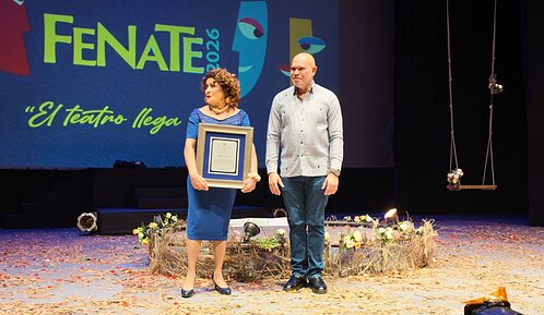 Amaury Sánchez destaca el legado de Olga Bucarelli y anuncia avances en la formación artística durante el IX Festival Nacional de Teatro 2026.