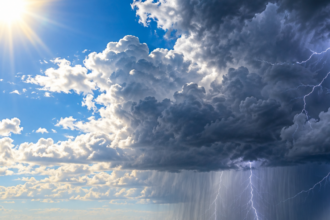 Indomet prevé aguaceros locales y tronadas esta tarde; mantiene alertas meteorológicas