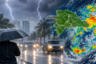 Indomet: Onda tropical provocará fuertes aguaceros y tormentas eléctricas en varias provincias