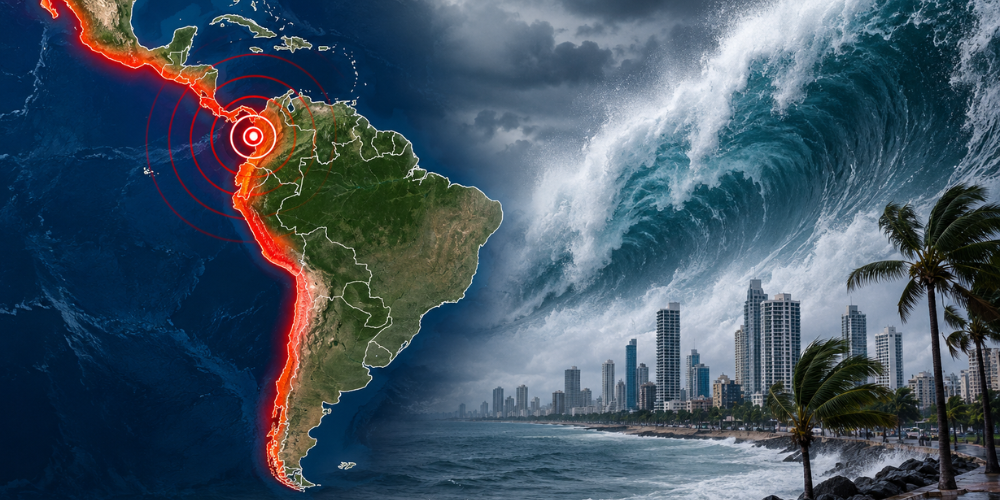 Amenaza de tsunami en varios puntos del Pacífico americano tras terremoto de 7,7 en Panamá