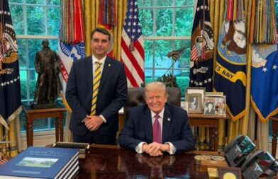 Trump apuesta por Flávio Bolsonaro en medio de disputa por influencia entre EEUU y China
