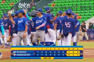 RD derrota a Nicaragua y coloca en 2-2 su récord en la Súper Ronda del Mundial U15