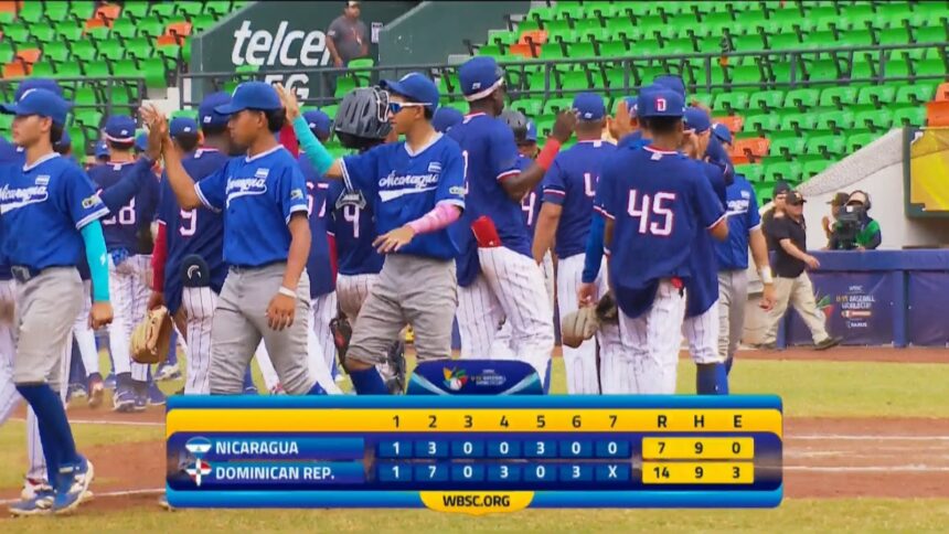 RD derrota a Nicaragua y coloca en 2-2 su récord en la Súper Ronda del Mundial U15