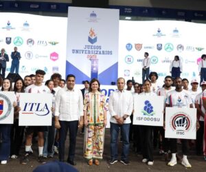 Raquel Peña y Kelvin Cruz inauguran los Juegos Deportivos Universitarios 2026