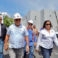 Adela Tejada supervisa avances del Edificio Gubernamental Juan Pablo Duarte en Bonao