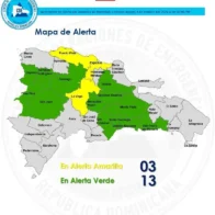 COE eleva alerta por vaguada: tres provincias en amarillo y 13 en verde