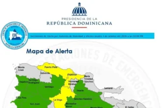 COE eleva alerta por vaguada: tres provincias en amarillo y 13 en verde