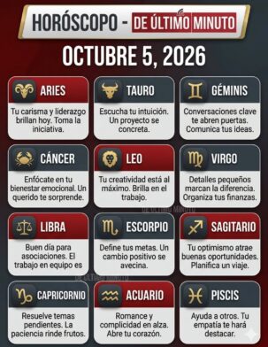 Horóscopo del 5 de octubre de 2026: predicciones para todos los signos