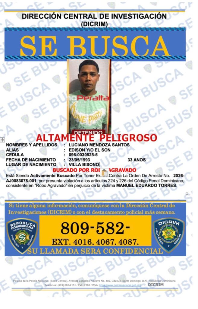 Apresan a “Lebrón” y “Tatuaje” por violento asalto en Villa González; ocupan pistola, caja fuerte y vehículos