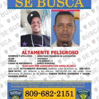 Policía Nacional busca a “Chicholo” por presuntamente herir a dos personas en Yamasá