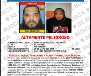 DICRIM busca a “El Gordo” por presunto asesinato de un hombre en La Vega