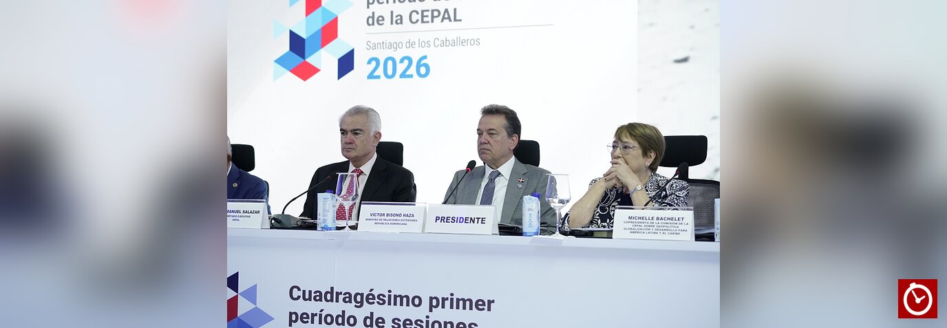 El ministro de Relaciones Exteriores, Víctor -Ito- Bisonó.