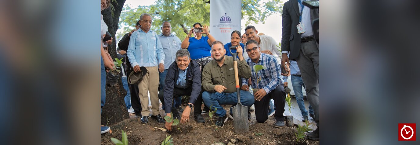 FEDA y Alcaldía de Santo Domingo Oeste sembrarán 10,000 árboles en 12 sectores