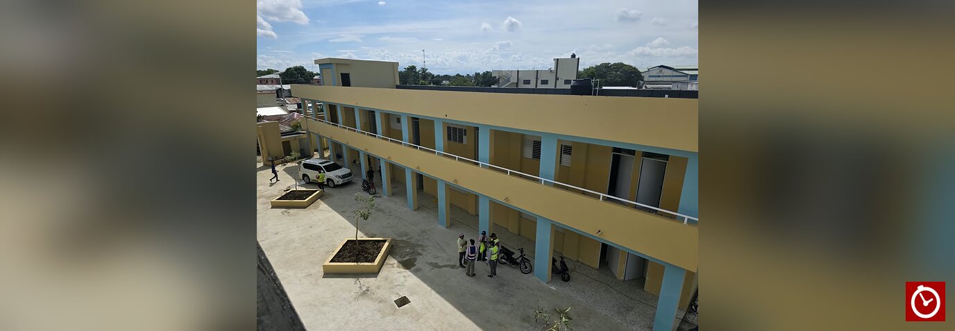 Autoridades supervisan escuela en Dajabón y exigen agilizar los trabajos