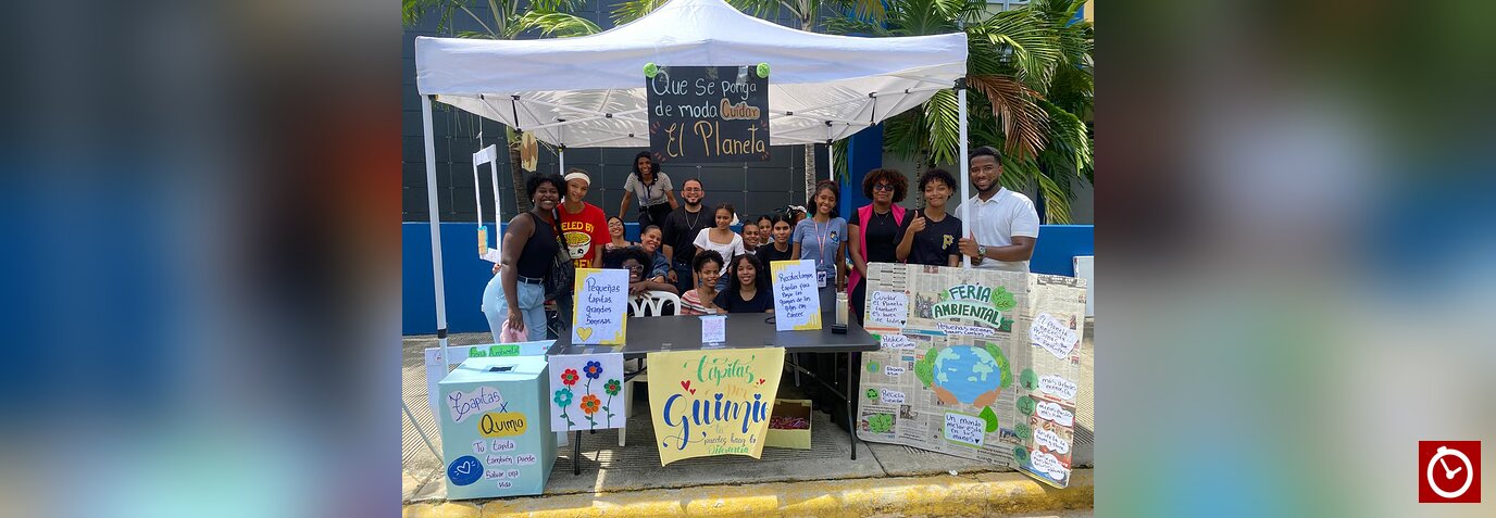 Movimiento Estudiantil Progresista realiza Feria Ambiental en la UASD para promover la conciencia ecológica