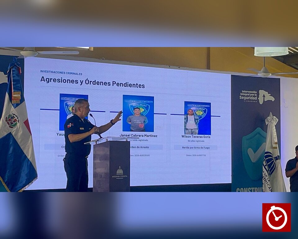 Vocero de la PN informa entrega de dos hombres buscados por homicidio en Santiago