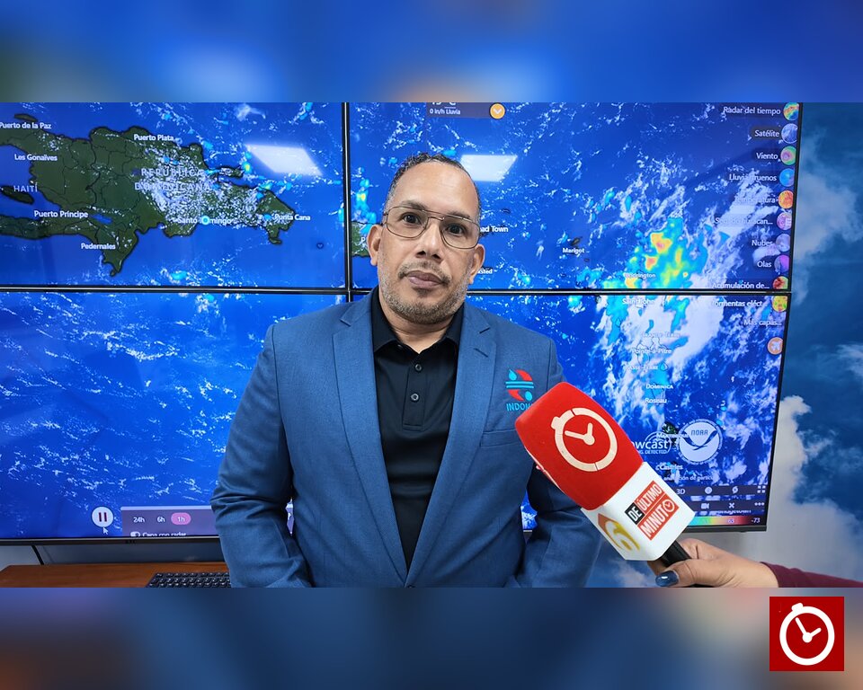 Indomet alerta por posibles inundaciones en el Gran Santo Domingo ante llegada de vaguada