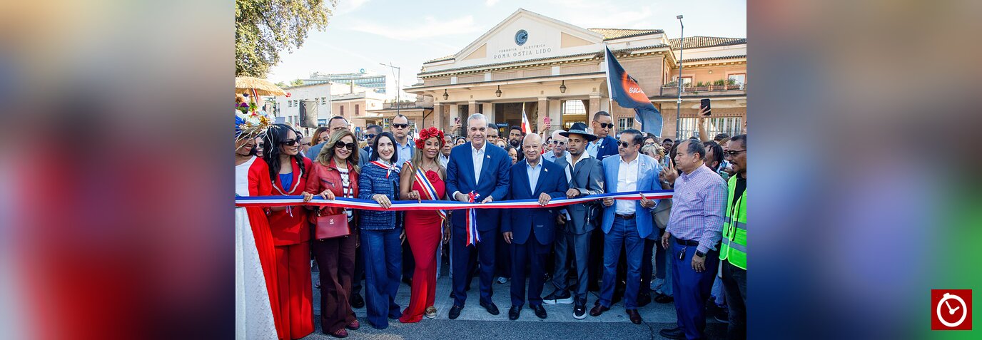 Abinader inaugura la Parada Dominicana en Roma y destaca aportes de la diáspora