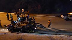 Muere motorista tras ser impactado por camioneta en la Circunvalación Norte de Santiago