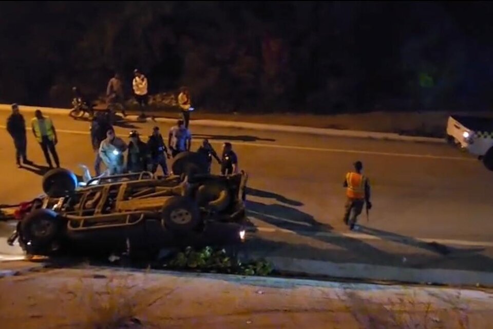Muere motorista tras ser impactado por camioneta en la Circunvalación Norte de Santiago