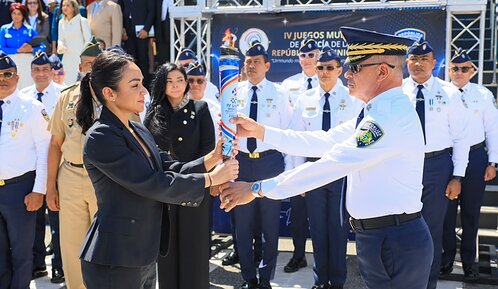 Antorcha de los IV Juegos Mundiales de Policía 2026 inicia recorrido por República Dominicana