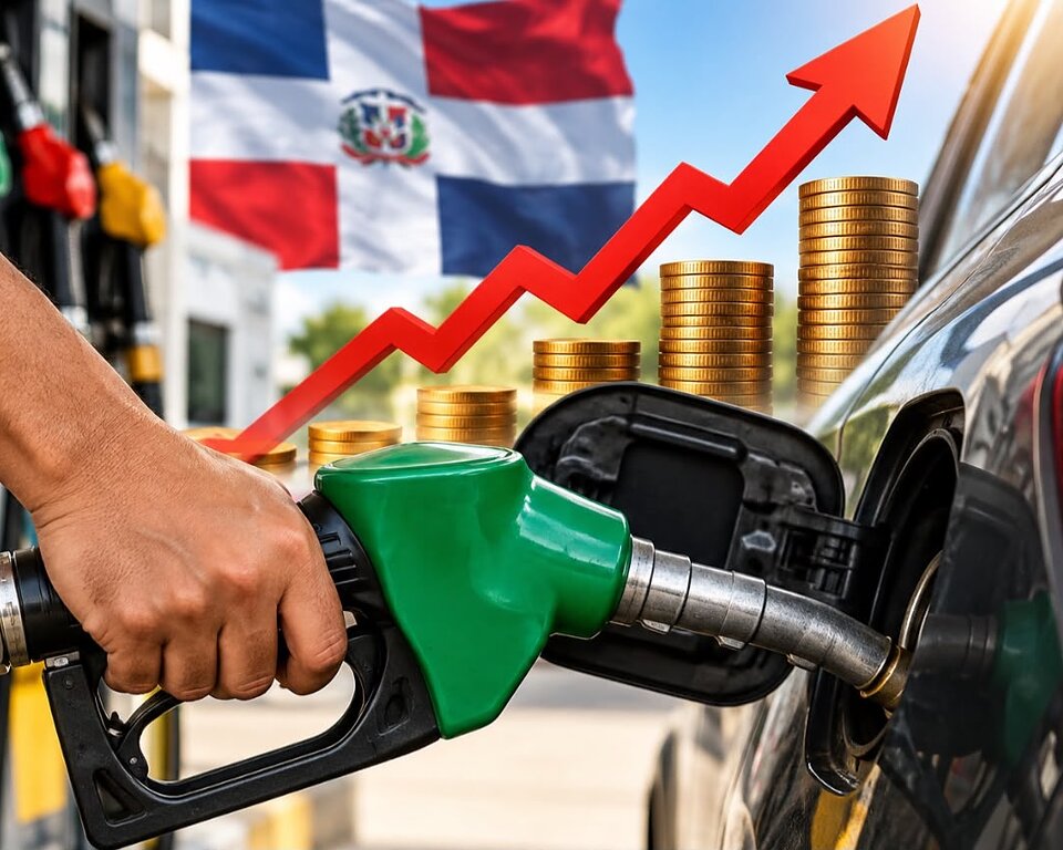 Precios combustibles acumulan alzas de RD$231 en cinco meses en República Dominicana