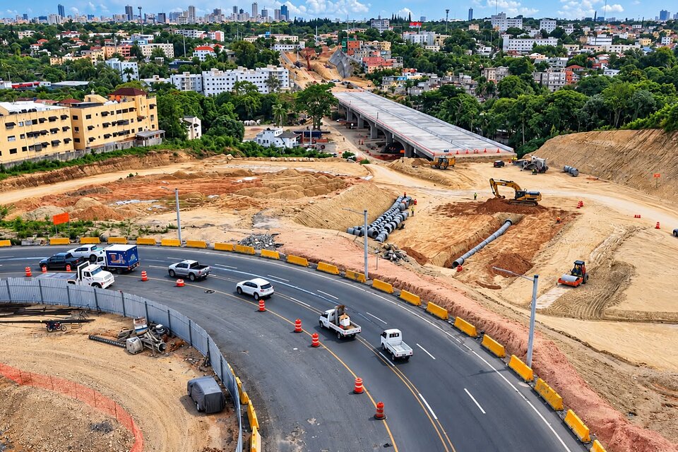 Avanza transformación de la avenida República de Colombia con viaducto, puentes y excavación de túnel