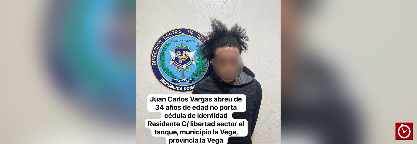 DINTEL arresta a hombre acusado de violencia contra una mujer en La Vega