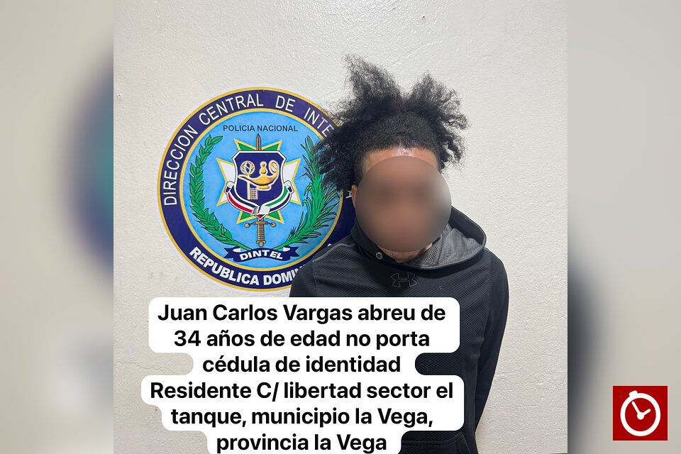 DINTEL arresta a hombre acusado de violencia contra una mujer en La Vega